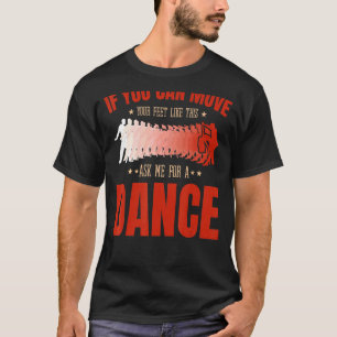 Salsa Bachata Kizomba flyttar din fot till en lati T Shirt