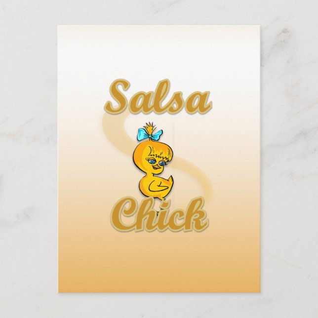 Salsa Chick Vykort (Framsida)