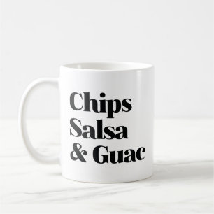 Salsa Chip och Guac Kaffemugg