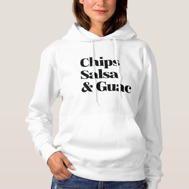 Salsa Chip och Guac T Shirt (Framsida)