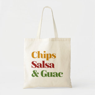 Salsa Chip och Guac Tygkasse