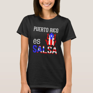 Salsa Coqui Puerto Rico Boricua Puerto Rican Pr Sa T Shirt