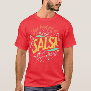 Salsa Dance Kärlek Salsa Dance Dancer Gifts Dancin T Shirt