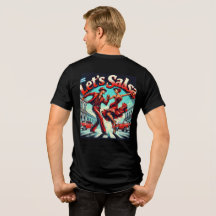 Salsa Dance Tri-Blend T-Shirt (Bakgrundsdesign)