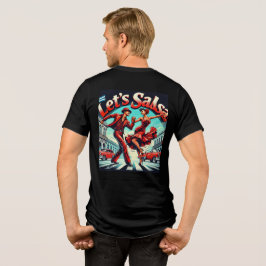 Salsa Dance Tri-Blend T-Shirt (Bakgrundsdesign)