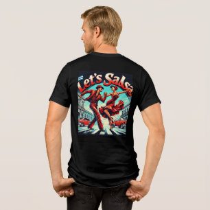 Salsa Dance Tri-Blend T-Shirt (Bakgrundsdesign)