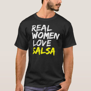 Salsa Dancer Dance Partner Women Kärlek Salsa T Shirt