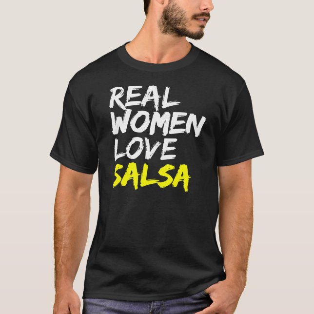 Salsa Dancer Dance Partner Women Kärlek Salsa T Shirt (Framsida)