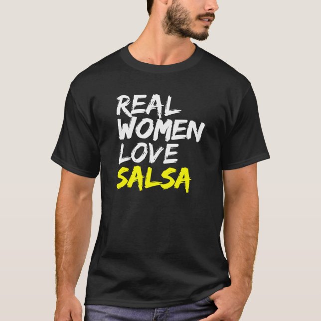 Salsa Dancer Dance Partner Women Kärlek Salsa T Shirt (Framsida)