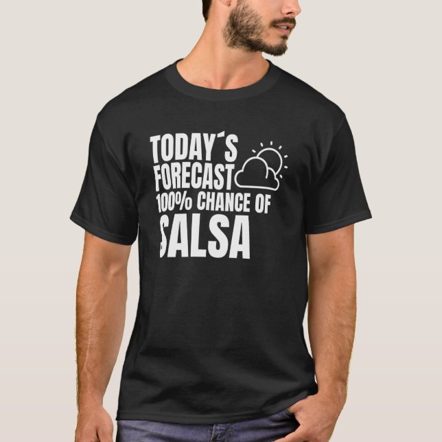 Salsa dancer-dansare partner profit salsa t shirt (Framsida)