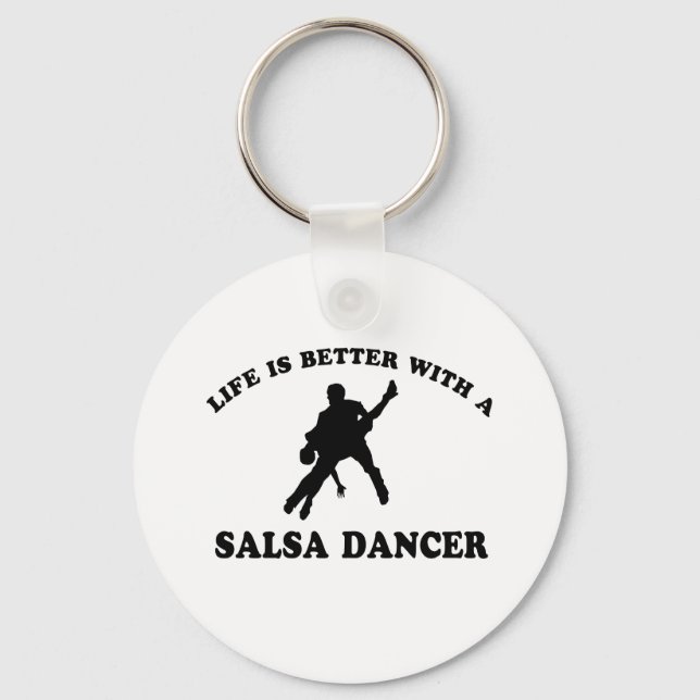 Salsa Dancer Designs Nyckelring (Framsida)