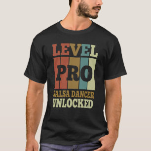 Salsa Dancer Pro olåst Vintage Stil Unik T Shirt