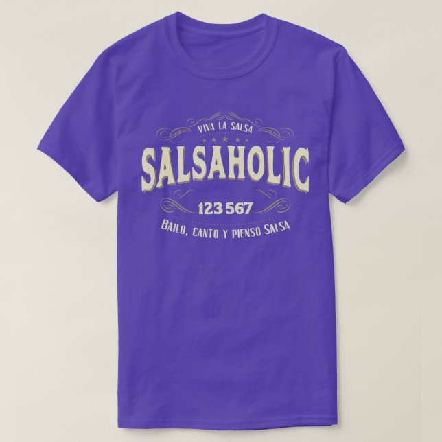 Salsa Dancer Salsaholer T Shirt (Design framsida)