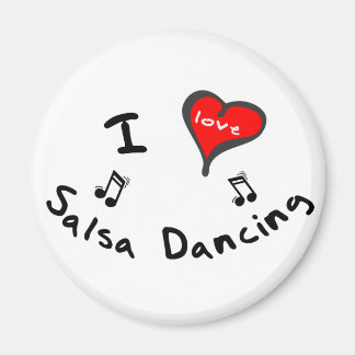 Salsa Dancing Gifts - jag Heart Salsa Dancing Magnet