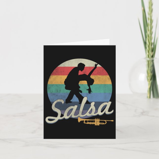 Salsa Dancing Latin Salsero Kort (Framsida)