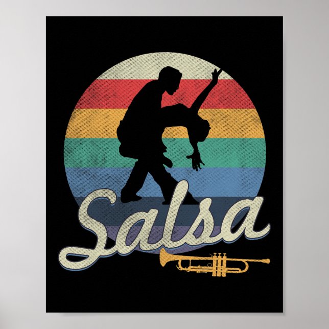 Salsa Dancing Latin Salsero Poster (Framsidan)