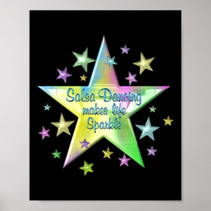 Salsa Dancing Makes Life Gnistra Stars Poster