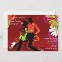 Salsa Dancing Party-inbjudan