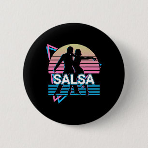 Salsa Dancing Salsa Dcancer Retro Knapp