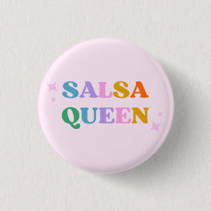 salsa-dans drottning latin modern enkel vit knapp