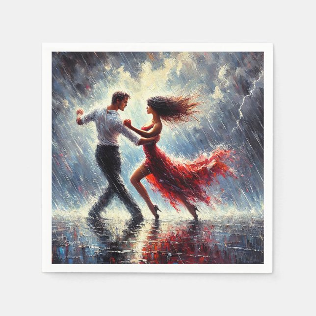 Salsa-dans Pappersservett (Framsidan)