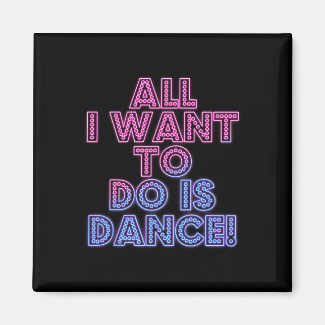 Salsa-dansare som dansar dansare vill bara göra de magnet (Framsidan)