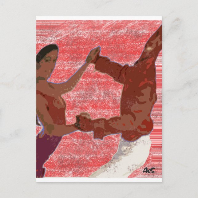 SALSA DANSÖSER VYKORT (Framsida)