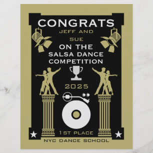 Salsa danstävling vinnare