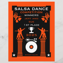 Salsa-danstävlingcertifikat
