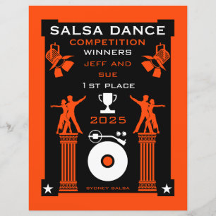 Salsa-danstävlingcertifikat
