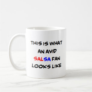 Salsa fläkt, levande kaffemugg