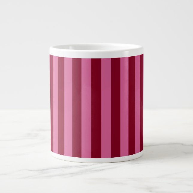 Salsa Flamingo Rosa Rand Jumbo Mugg (Framsidan)