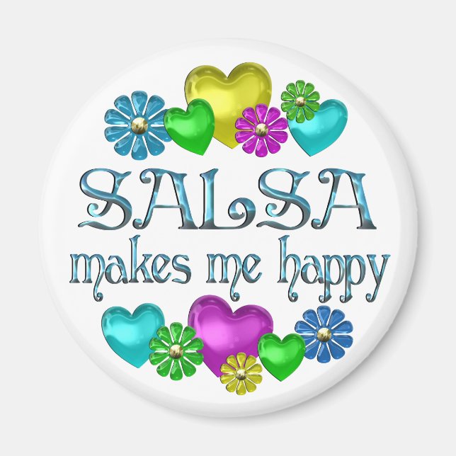 Salsa Happiness Magnet (Framsidan)