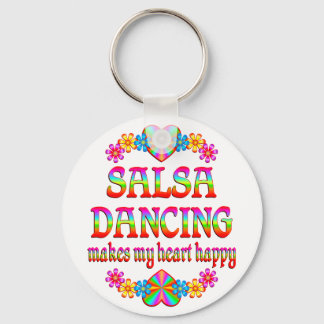 Salsa Heart Lycklig Nyckelring
