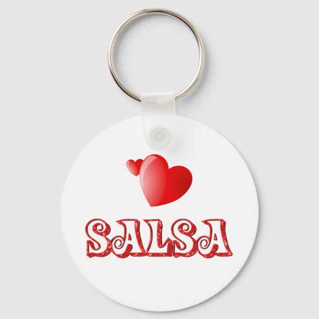 Salsa Hearts Nyckelring (Framsida)