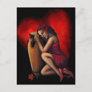 Salsa Heartslag Vykort