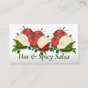 Salsa Hett Paprika, Affärskort Visitkort