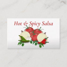 Salsa Hett Paprika Visitkort
