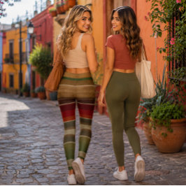 "SALSA" HISPANISKT ARV AKTIVKLÄDER LEGGINGS