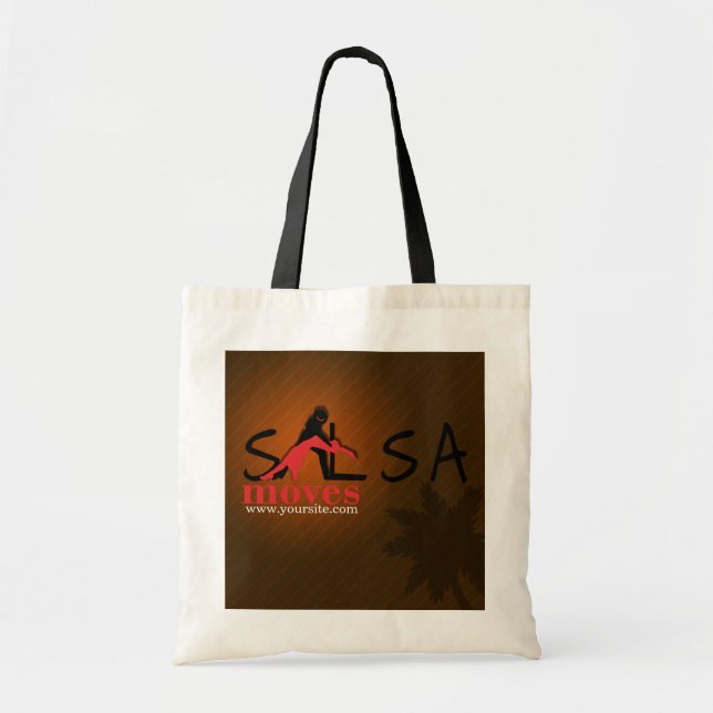 Salsa Moves - tryckt bag Tygkasse (Framsidan)