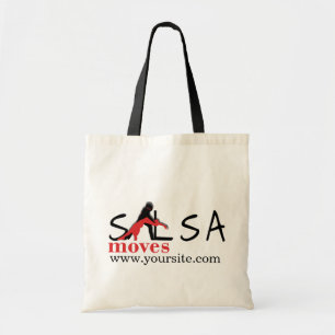 Salsa Moves - tryckt bag Tygkasse