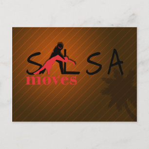 Salsa Moves - vykort