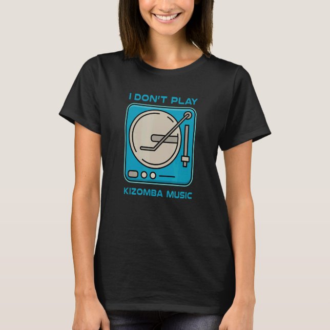 Salsa Music for Salsa Djs T Shirt (Framsida)