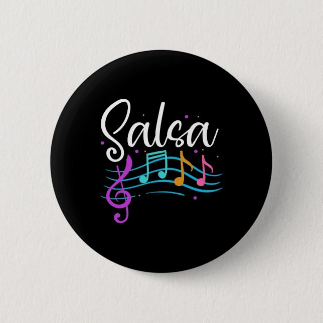 Salsa Musik noter Latin Music Dance Knapp (Framsida)