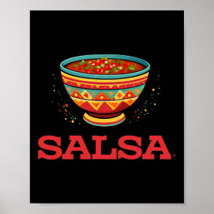 Salsa och Chip matchande par Halloween-dräkt Poster