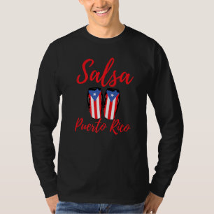 Salsa Puerto Rico Dans Kvinnor och Män Premium T Shirt