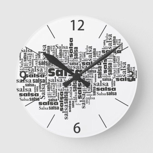 Salsa Rund Klocka (Framsida)