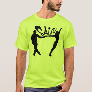 SALSA SOM DANSAR SALSERO- OCH SALSERA-T-TRÖJA T-SHIRT