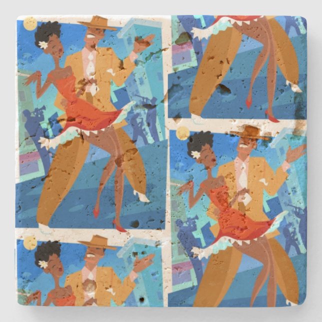 "Salsa son Cubano" Stenunderlägg (Framsidan)