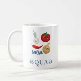 Salsa squad Cute food humor citat Kaffemugg